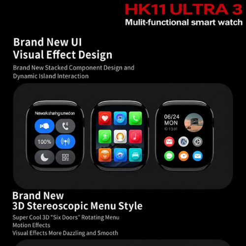 HK11 Ultra 3 Smartwatch Original 2025 49mm Bluetooth NFC GPS