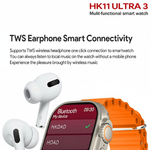 HK11 Ultra 3 Smartwatch Original 2025 49mm Bluetooth NFC GPS